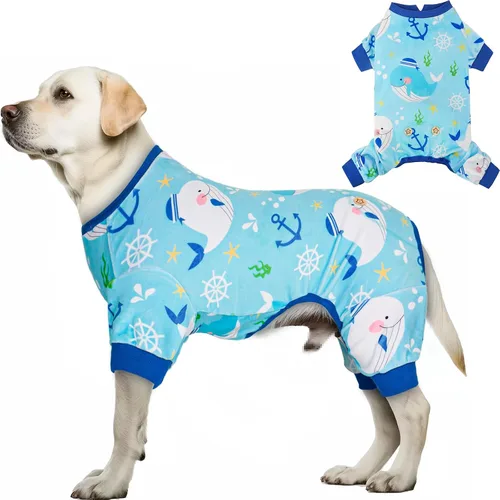 Vista 18 de KYEESE - Pijama de terciopelo para perros, con patrón de patos amarillos, ropa elástica y suave para cachorros y perros pequeños, mameluco cómodo