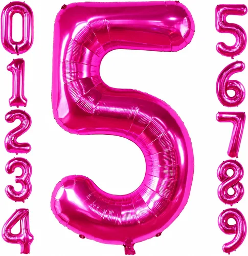 Vista 885 de KatchOn Globo negro del número 1 de 40 pulgadas, globo de feliz cumpleaños Large Mylar Number One Balloon for 1st Birthday Decorations, Foil
