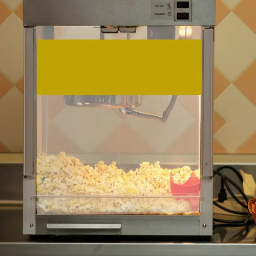 Vista 6 de Ciieeo Máquina de palomitas de maíz de repuesto de panel transparente de PVC grueso para uso comercial, fácil de instalar, accesorios para hacer