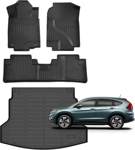 Vista 36 de Alfombrillas para Jeep Compass 2007-2016/2007-2016 Jeep Patriot/Dodge Caliber 2007-2012 para todo tipo de clima con forro de carga para automóvil