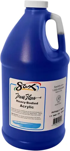 Vista 14 de Sax True Flow - Pintura acrílica de cuerpo pesado, 1/2 galón, juego de 6, varios