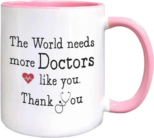 Vista 7 de QASHWEY Taza de Doctor, Tazas de Café de Regalos para Doctores, Regalos de Apreciación para Doctores, Regalo de Taza de Té para Doctores
