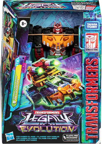 Vista 2 de Transformers Toys Legacy Evolution Voyager Class Comic Universe Bludgeon Toy - Figura de acción para niños y niñas a partir de 8 años