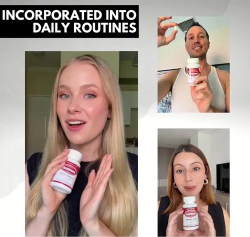 Vista 4 de Acnetame Paquete de 3 suplementos vitamínicos para el tratamiento del acné, tabletas hormonales para eliminar la piel grasa para mujeres, hombres