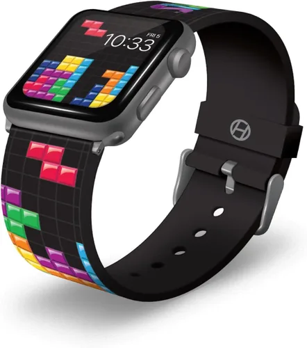 Vista 5 de Hyperkin Correa de reloj oficial de liberación rápida Tetris para reloj inteligente/relojes tradicionales (gota de corazón)