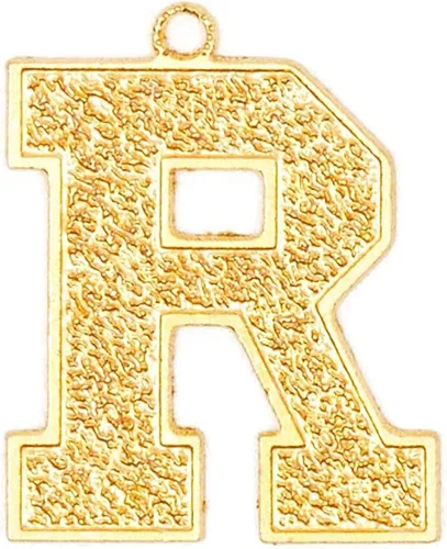 Vista 3 de Bright Creations Dijes de letras con iniciales, paquete de 26, cobre chapado en oro para hacer joyas de oro