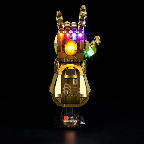 Vista 3 de BRIKSMAX Kit de iluminación LED para Infinity Gauntlet – Compatible con modelo de bloques de construcción Lego 76191 – no incluye el juego Lego