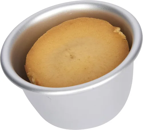 Vista 2 de KitchenCraft Juego de 4 moldes para pudín de aluminio anodizado, 3.0 in