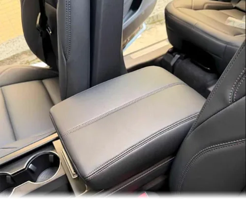 Vista 28 de Accesorios interiores personalizados para Lexus RX350 2010 2011 2012 2013 2014 2015 Cubierta de caja de reposabrazos tapa de consola central, cojín