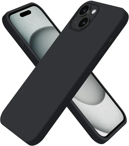 Vista 16 de Funda de silicona líquida delgada para iPhone 15 Pro, funda protectora a prueba de golpes de 6.1 pulgadas, protección antiarañazos contra caídas