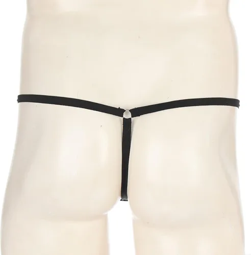 Vista 3 de ACSUSS Tanga Tanga Tanga de tiro bajo sexy para hombre, con bolsillo abierto, tanga, micro bikinis