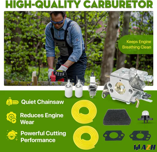 Vista 5 de Repuesto de carburador para Craftsman 3583.51380 358.350180 358.360180 358.350480 944.411363 358.360830 358.360130 358.3510830 2 358 .351182 Pieza