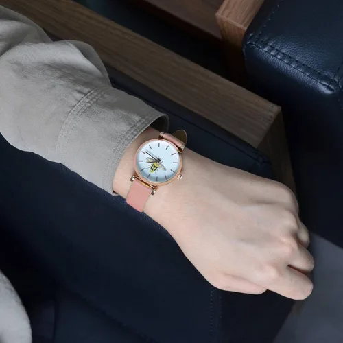 Vista 8 de WOCCI Correas de reloj elegantes, correas de repuesto de cuero genuino para hombres y mujeres, ancho de la correa 0.315 in, 0.394 in, 0.472 in