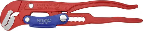 Vista 3 de KNIPEX Tools 83 60 010 Llave de tubo con patrón sueco, forma S, ajuste rápido, 12.75