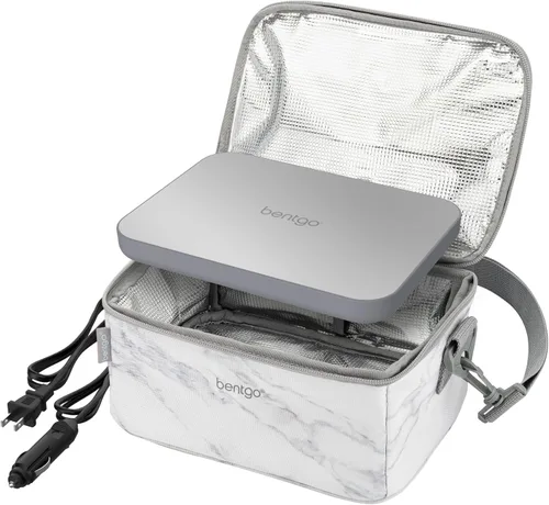 Vista 9 de Bentgo Heat - Bolsa de Almuerzo Eléctrica y Calentador de Alimentos para Recalentar Comidas en el Coche, en el Trabajo y Más - Caja de Almuerzo