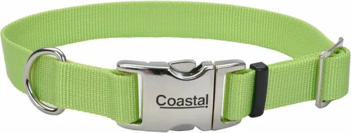 Vista 33 de Coastal Collar de perro ajustable para mascotas con hebilla de metal, cómodo collar de perro resistente a la decoloración con cierre a presión Negro