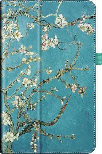 Vista 8 de Fintie, funda tipo libro Samsung Tab Galaxy E 9.6, Z-flor