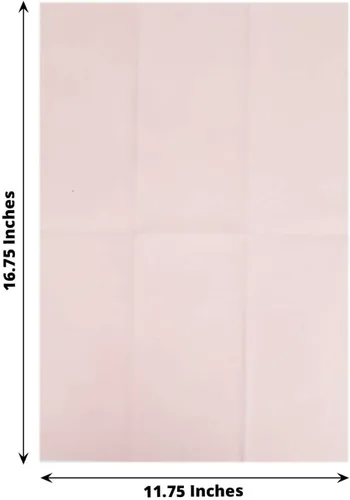 Vista 3 de Efavormart - Paquete de 20 servilletas de papel Airlaid de papel suave con tacto de lino rosa rubor de oro rosa, altamente absorbentes Rosa (Blush)