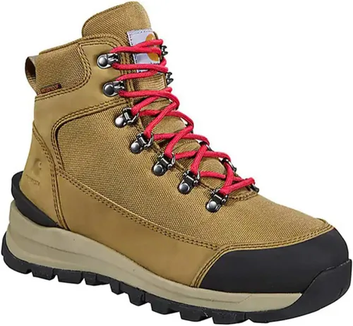 Vista 13 de Carhartt Botines de cuña de 6 pulgadas impermeables con punta suave para mujer, Negro