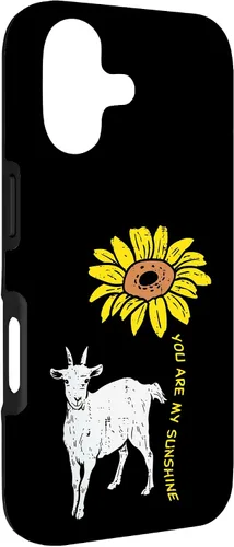 Vista 3 de Sunshine Sunflower Goat Farm Animal Farming Life Farmer Gift Case for iPhone 17