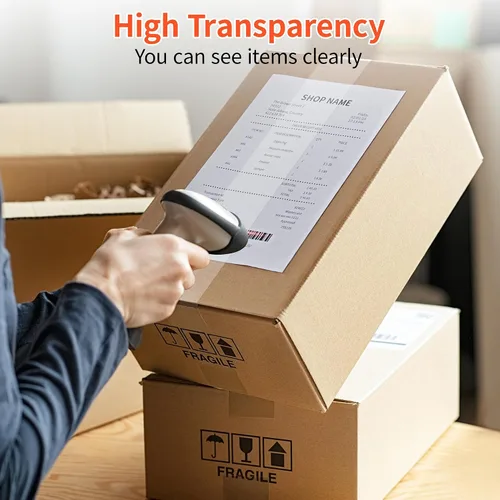 Vista 8 de JARLINK 12 Rollos de Cinta de Embalaje Transparente con 2 Dispensadores, Refacciones de Cinta de Embalaje Resistente para Envíos, Embalaje, Correo