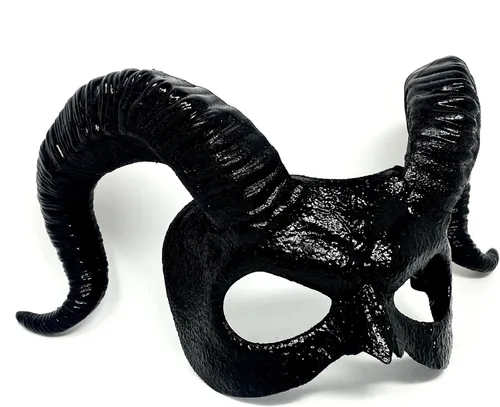 Vista 4 de STORM BUY Ram Goat Series Face Masquerade Animal Devil Mask Costume Halloween Horror Demon