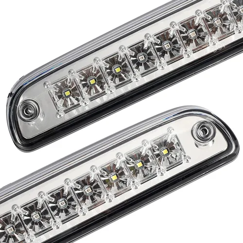 Vista 5 de Partsam Luz de freno de montaje alto LED de tercera luz de freno de repuesto para F250 F350 F450 F550 1999-2016/Ranger/serie B Tercera luz de freno