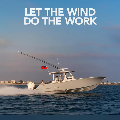 Vista 6 de South Wind Designs Soporte para caña de barco con soportes giratorios, kit de asta de bandera premium con soportes giratorios para lanzacohetes