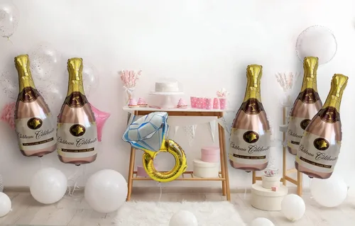 Vista 5 de Kit de decoración de globos grandes para despedida de soltera (paquete de 6) – Globos y suministros para fiesta de despedida de soltera – Globo