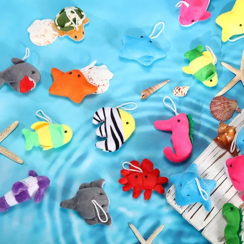 Vista 5 de Hungdao 500 piezas de mini animales de peluche, surtido de mini animales a granel, juguetes de animales pequeños, regalos de carnaval, premios