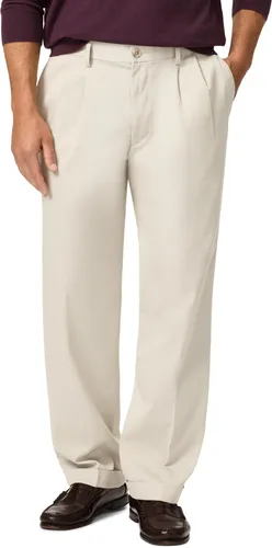 Vista 8 de Dockers - Pantalones para hombre, ajuste holgado, cómodos, caqui, plisados Negro Metal