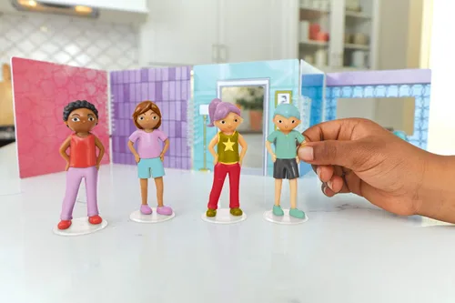 Vista 2 de MindWare WONDERHOOD - Juego de figuras originales de personajes