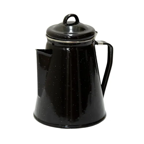 Vista 2 de Cafetera percoladora de esmalte Stansport de 8 tazas