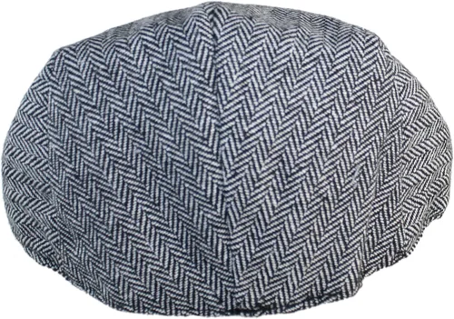 Vista 3 de Ted & Jack - Gorra de conducción Street Easy de espiga o a cuadros con forro acolchado