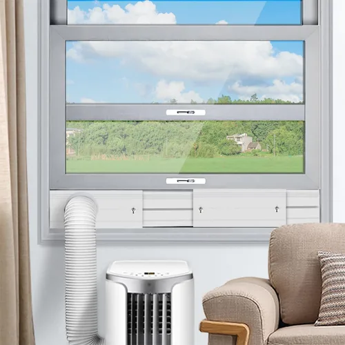 Vista 6 de Kit de ventilación portátil para ventanas de aire acondicionado, sello de ventana de aire acondicionado para manguera de escape de aire
