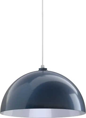 Vista 153 de Steel Lighting Co. Melrose - Lámpara colgante Montada en el techo Cúpula redonda de 18 pulgadas Estilo moderno contemporáneo de granja