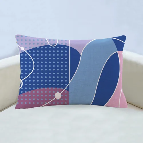 Vista 8 de Funda de almohada estampada, respaldo de dormitorio, almohada cuadrada con patrón de alce nórdico moderno, decoración para el hogar y la sala