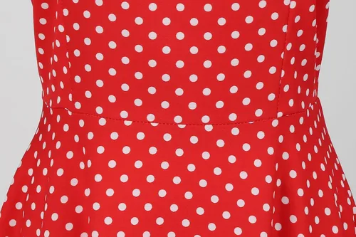 Vista 9 de Vestido largo de verano de manga corta para mujer, vestidos de cóctel de lunares, vestidos de verano para invitados de boda para mujer, vestido