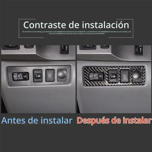 Vista 3 de Interruptor de lámpara de parada de montaje alto para Toyota Tundra 2007-2013 Accesorios de consolas centrales, cubierta decorativa