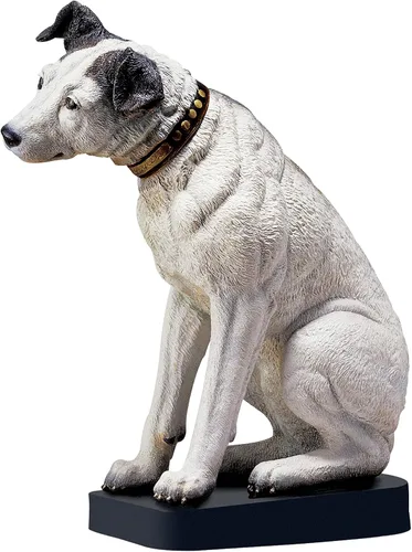 Vista 3 de Design Toscano Estatua de perro RCA Nipper