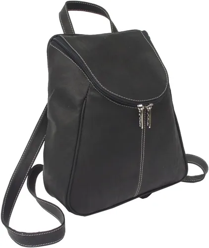 Vista 3 de Mochila U-Zip, Negro -, Mochila con cremallera en U