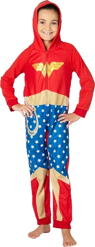 Vista 11 de DC Comics Liga de la Justicia Superhéroe Pijamas Familiares a Juego Union Suit Para Hombres, Mujeres, Niñas, Niños y Mascotas