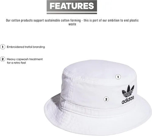 Vista 2 de adidas Originals - Gorro estilo pescador lavado