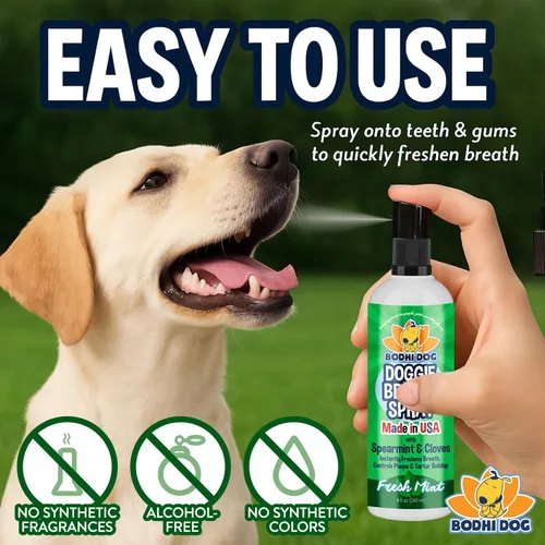 Vista 5 de Bodhi Dog Ambientador natural para perros Aliento fresco para perros, sarro y removedor de placa Apoya la salud de los dientes y las encías