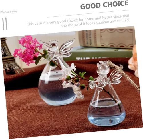 Vista 7 de YARNOW 8 piezas de cristal para terrario de flores, florero para flores, maceta hidropónica, jarrones decorativos, decoración del hogar, jarrones