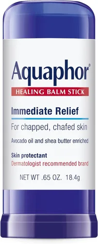 Vista 14 de Aquaphor - Bálsamo curativo en barra, protector de piel, 0.65 onzas Body Balm Protectant with Avocado Oil and Shea Butter for Chapped or Chafed