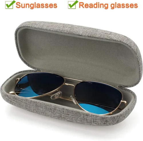 Vista 2 de Vemiss - Funda rígida para lentes de sol (lino)