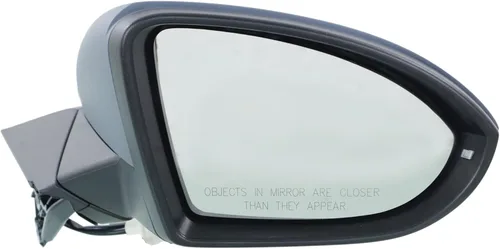 Vista 45 de Garage-Pro Espejo lateral del conductor para Volkswagen Beetle 1968-1977 Chrome Sedan