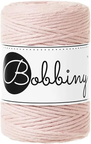 Vista 15 de Bobbiny Cordón de macramé de una sola capa para bebé de 0.069 pulgadas (100% algodón reciclado)