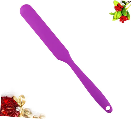Vista 3 de BESTonZON Buttercream - Raspador de banco, raspador de masa, raspador lateral para tartas, cepillo para teñir el cabello, raspador para tartas, más